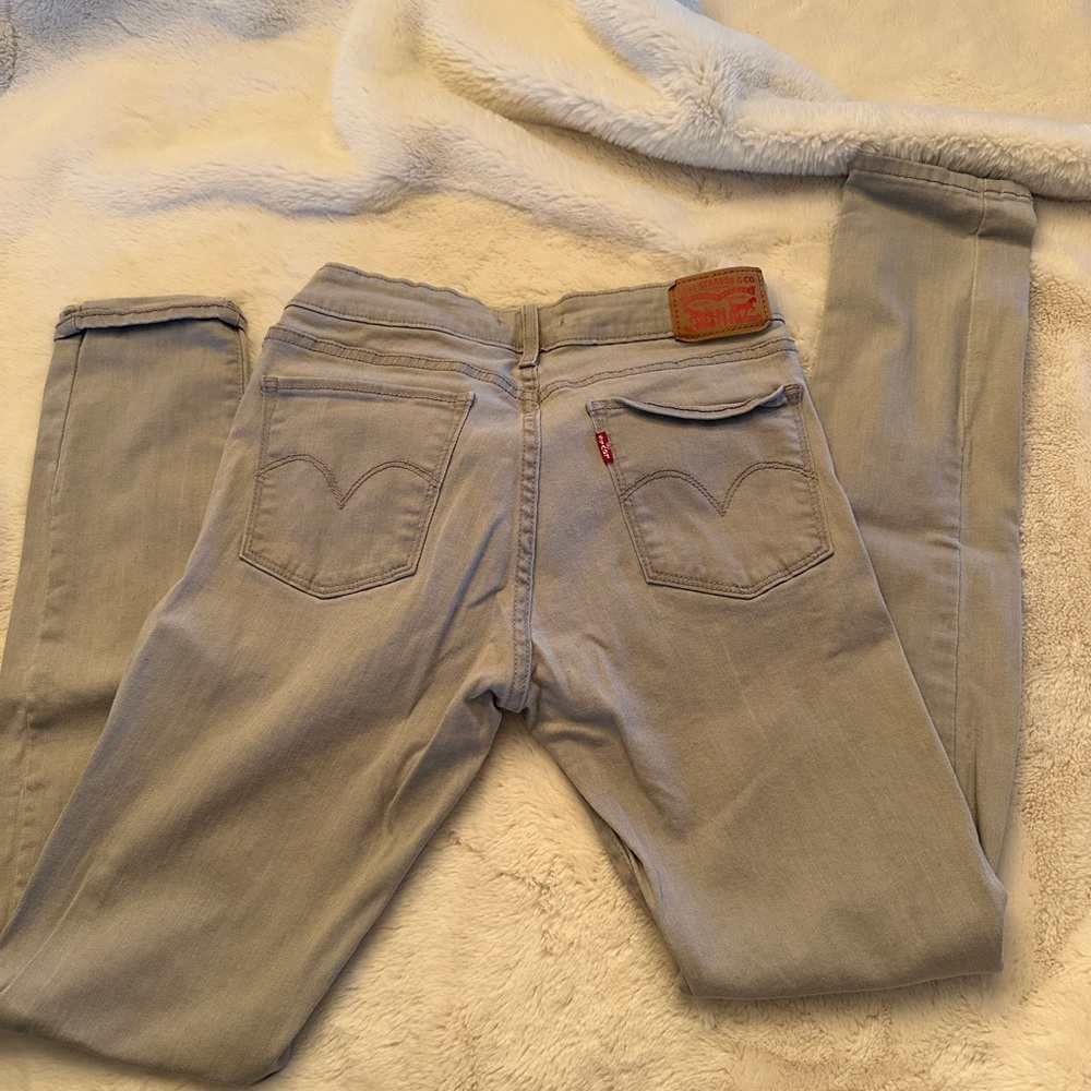 Levi's Gray Skinny Jeans
